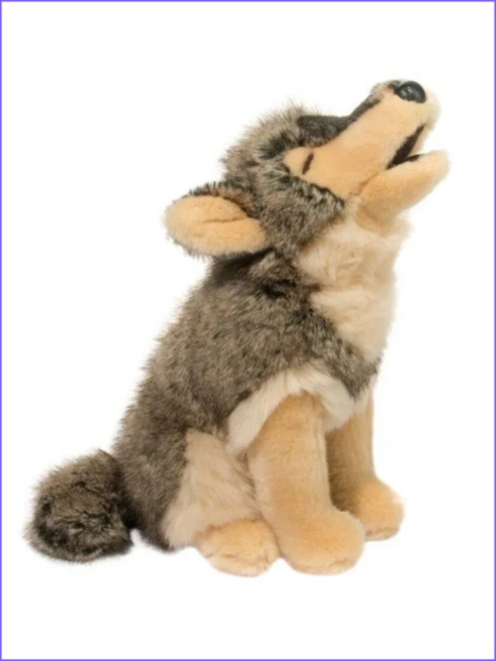 Douglas Plush New w/Tag Wolf Raina (Howling)Wild Stuffed Animal  12.5" tall